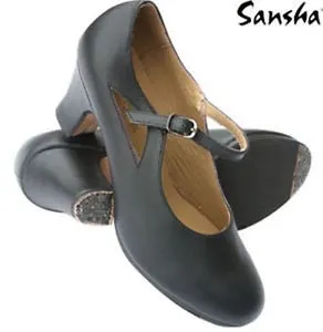 נעלי פלמנקו עור